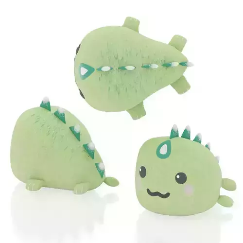 Green dinosaur toy