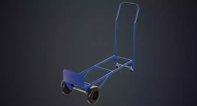 Hand Truck 3 Untextured