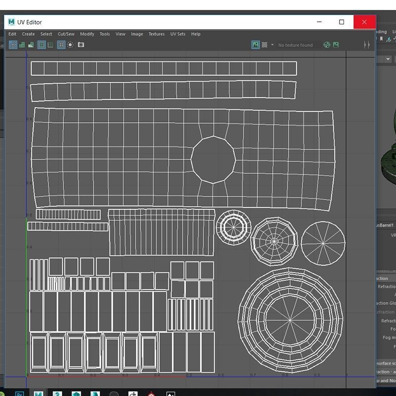 Mysterious Barrel Low-poly 3D model_13
