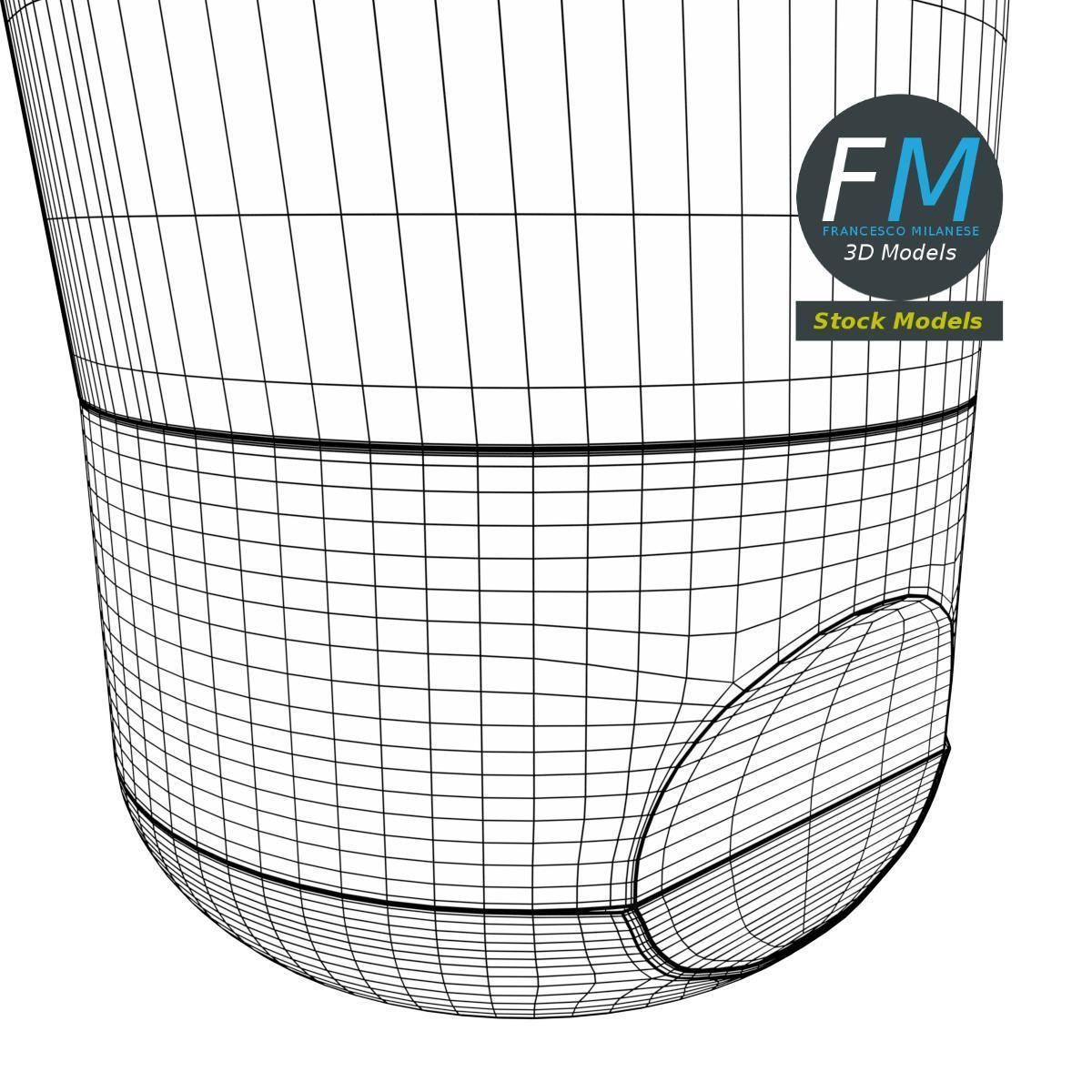 Cosmetic tube 1 3D model_8