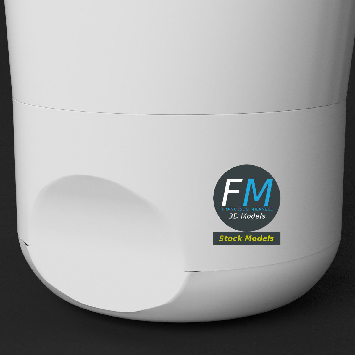 Cosmetic tube 1 3D model_5