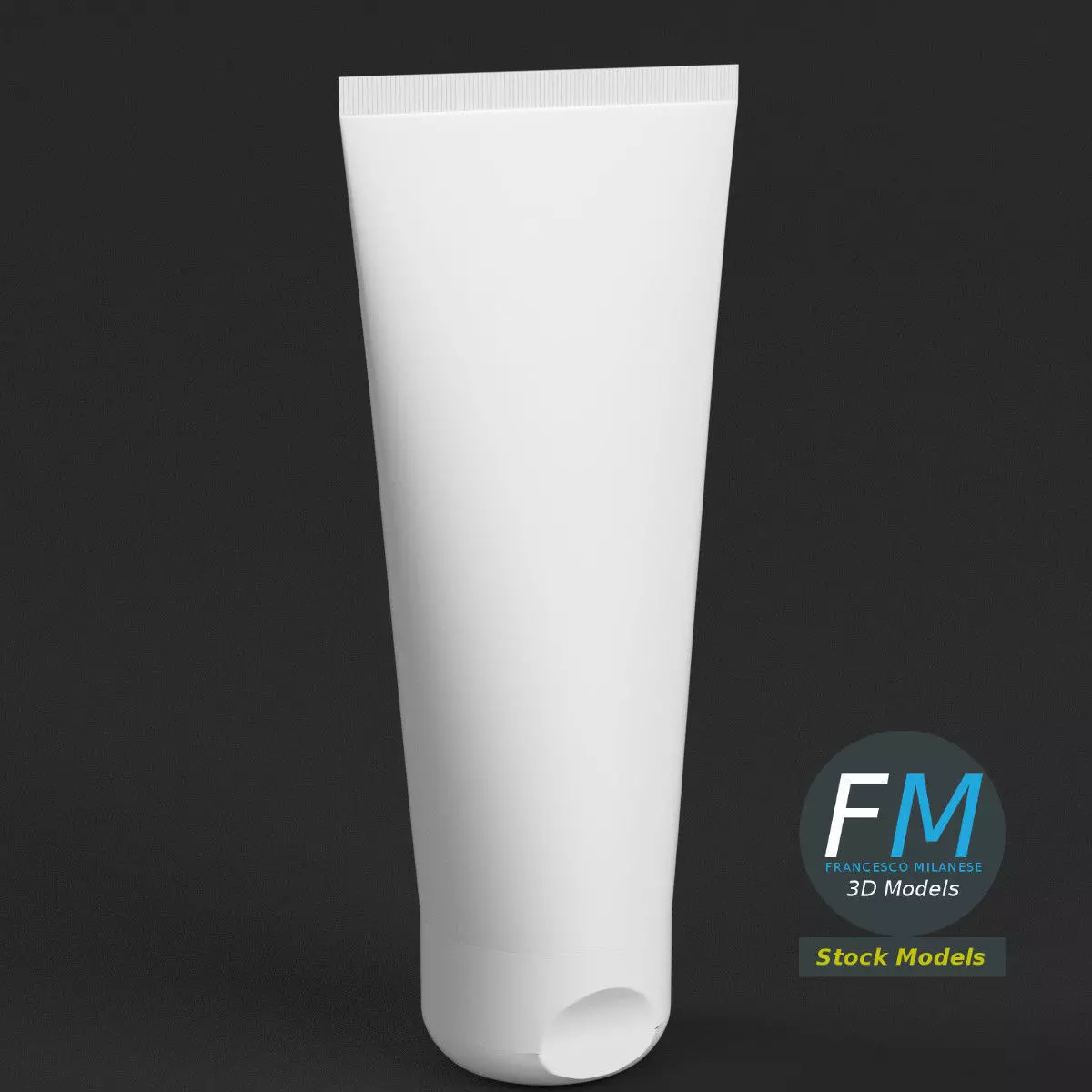 Cosmetic tube 1 3D model_0
