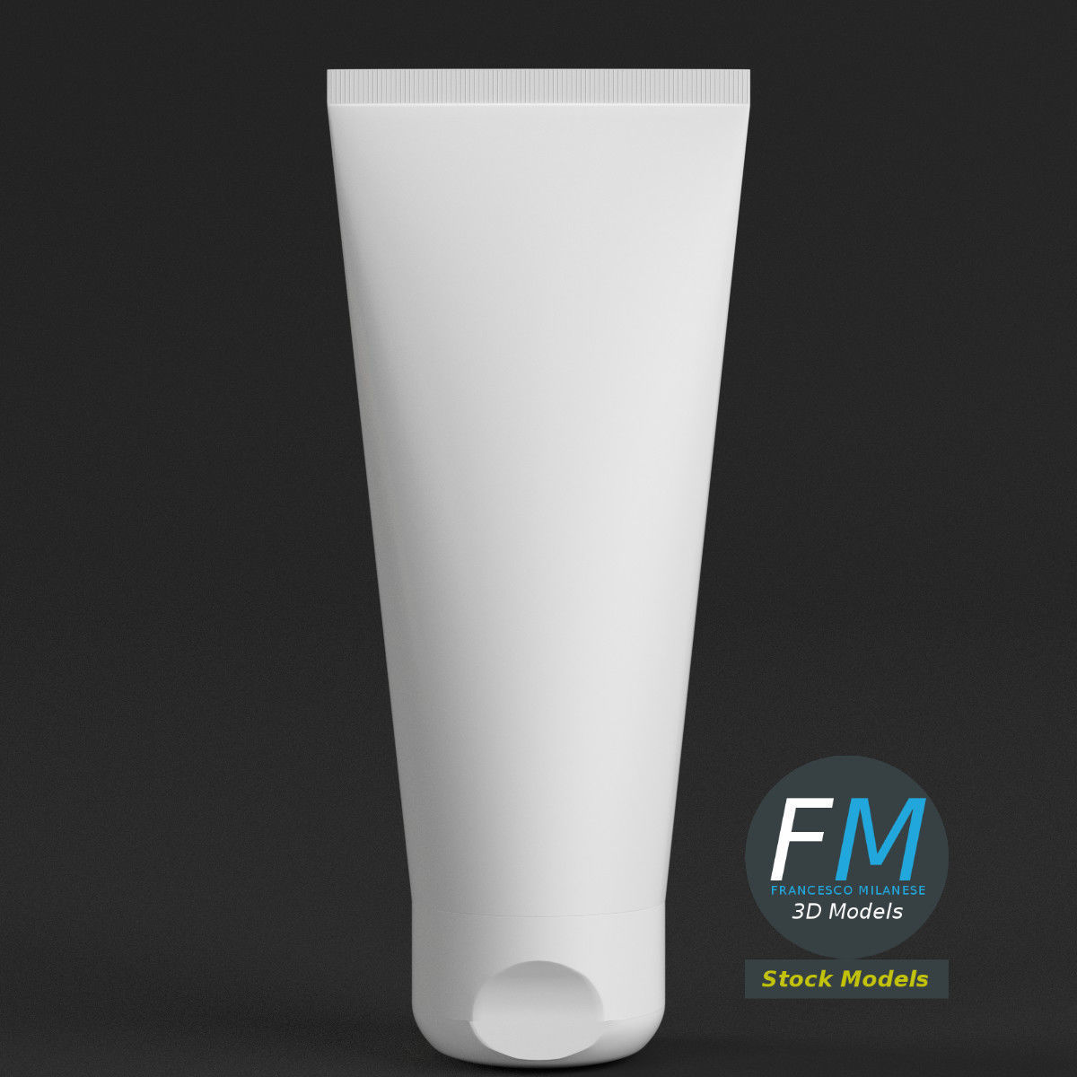 Cosmetic tube 1 3D model_3