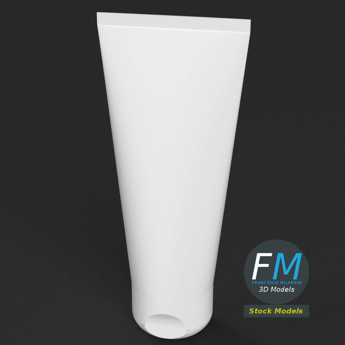 Cosmetic tube 1 3D model_2