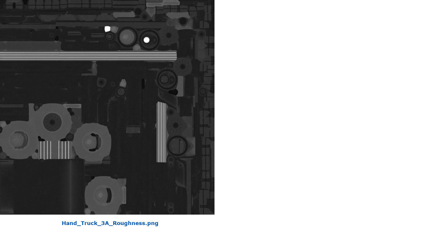 Hand Truck 3A Low-poly 3D model_14