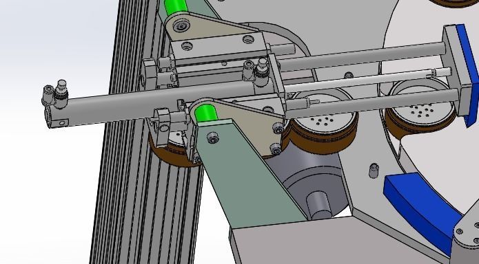 The rotary plate feeding and unloading device 3D model_7