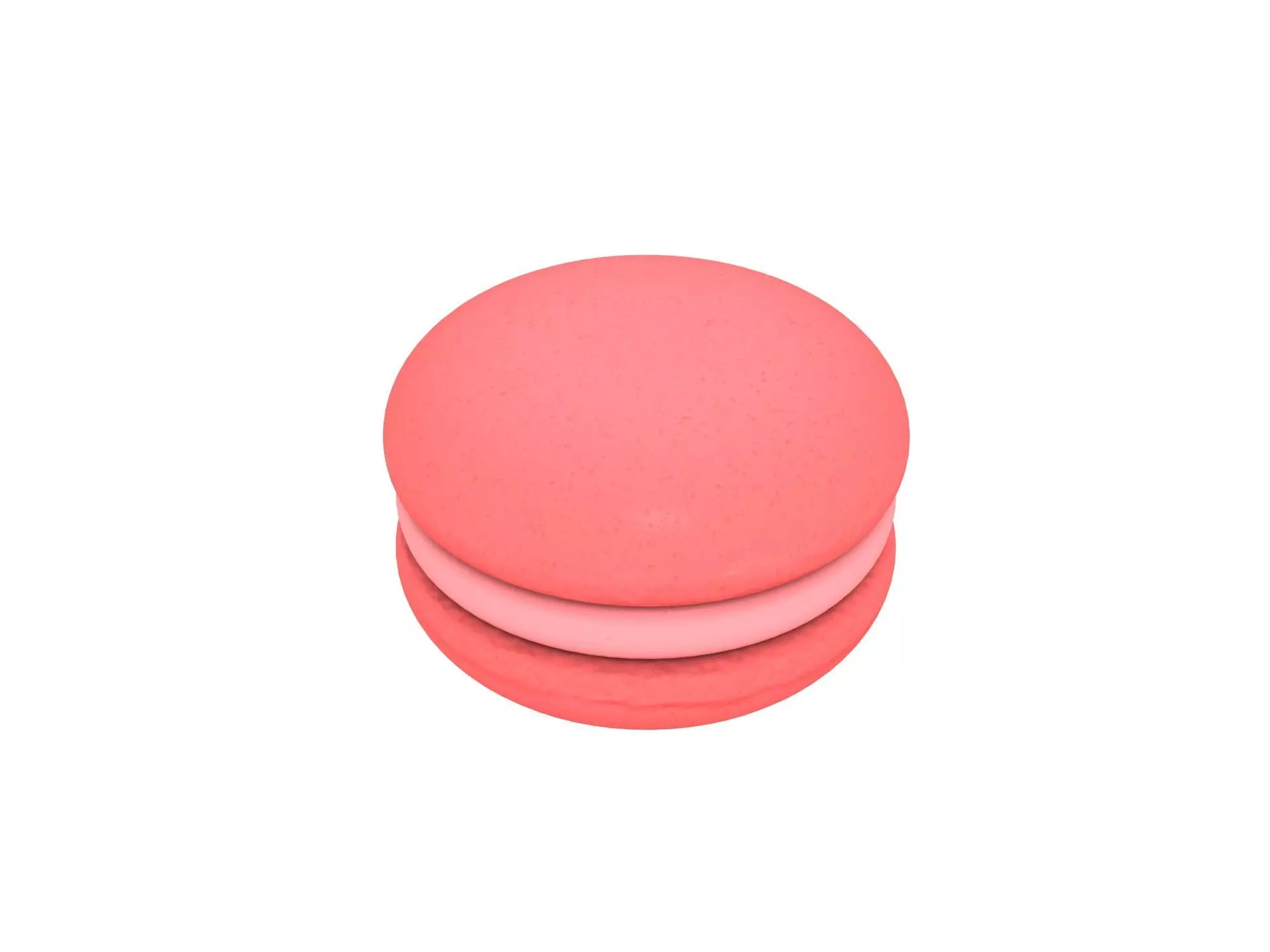 Macaron Low-poly 3D model