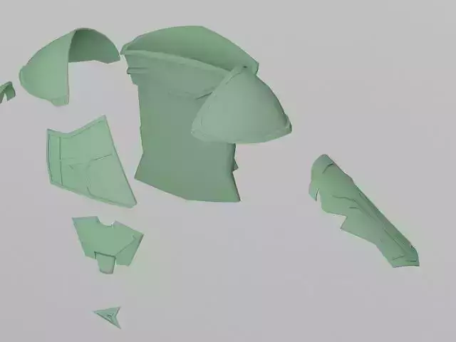 Injustice 2 Green Arrow armor 3D print model