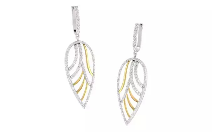 Women long earrings 3dm render detail 3D print model