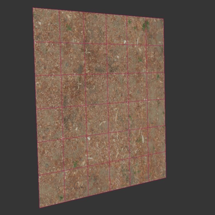 Ground with sawdust 3D model_5