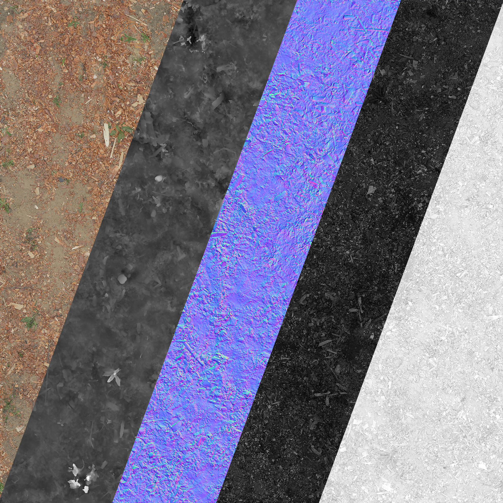 Ground with sawdust 3D model_3