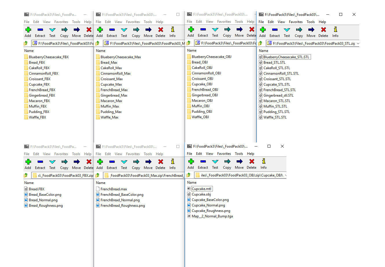 Cartoon Food Pack 3 3D model_25