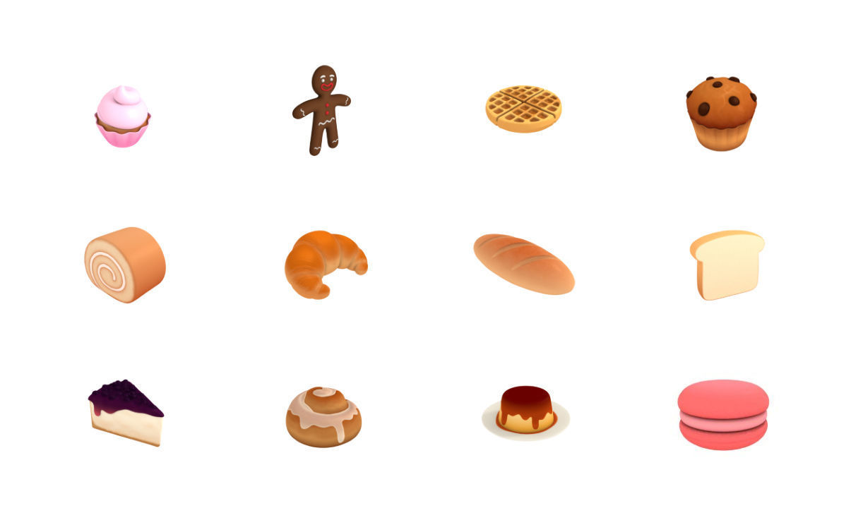 Cartoon Food Pack 3 3D model_1