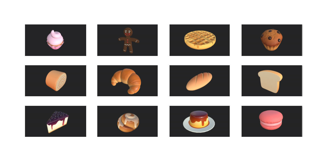 Cartoon Food Pack 3 3D model_20