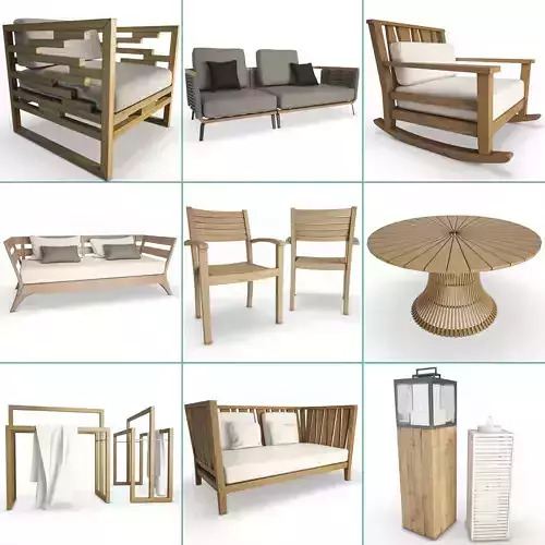Outdoor Wooden Furniture Collection