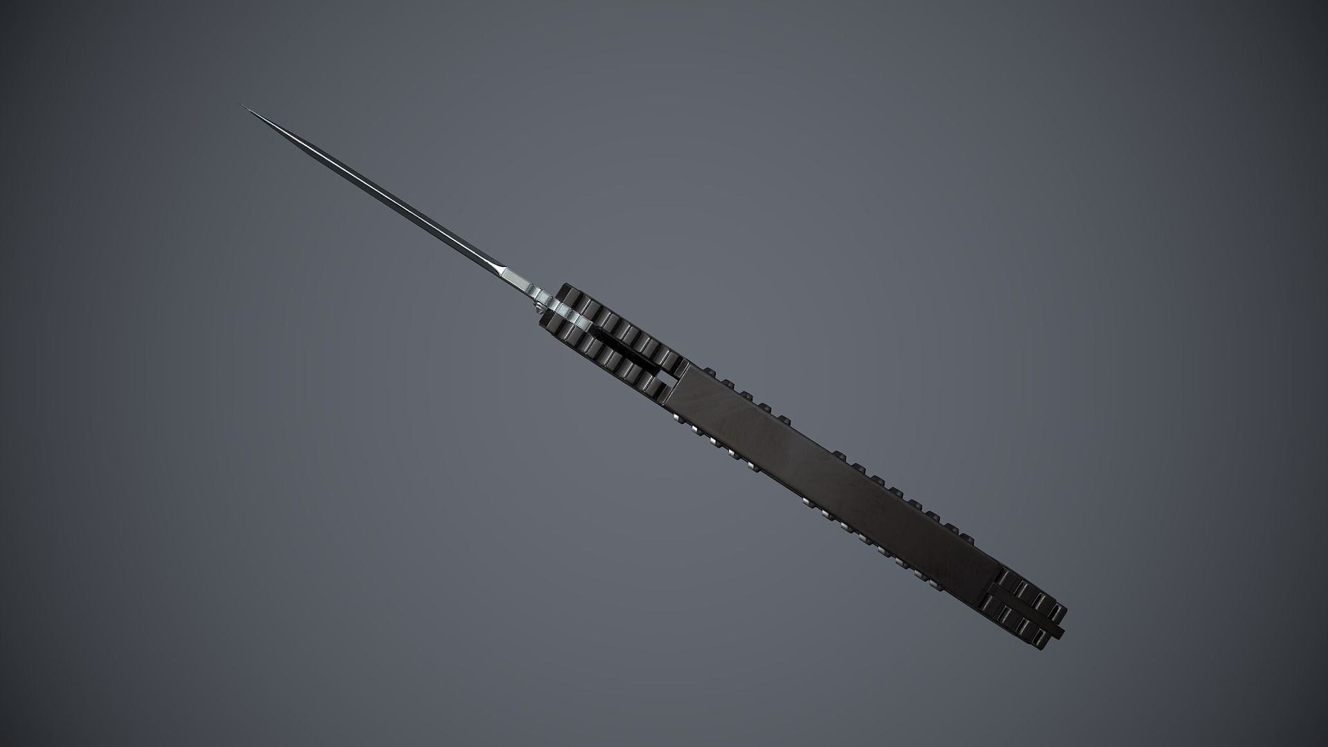 Knife High Tech 3 Low-poly 3D model_12