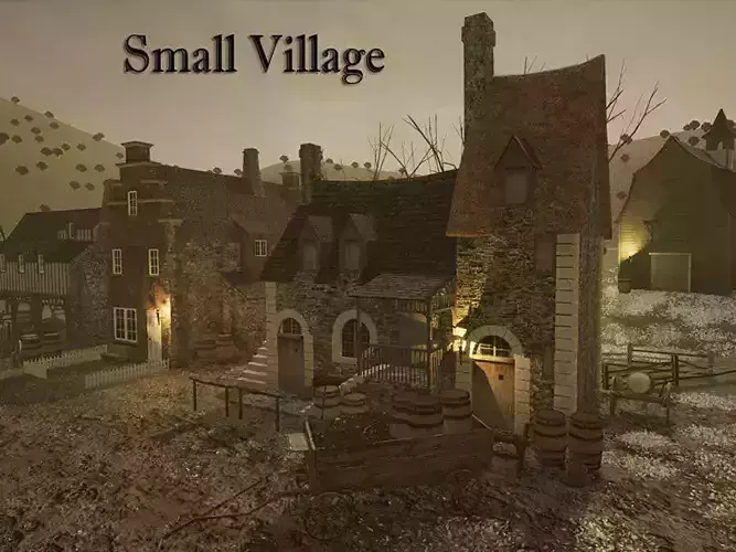 Small Village for UNREAL