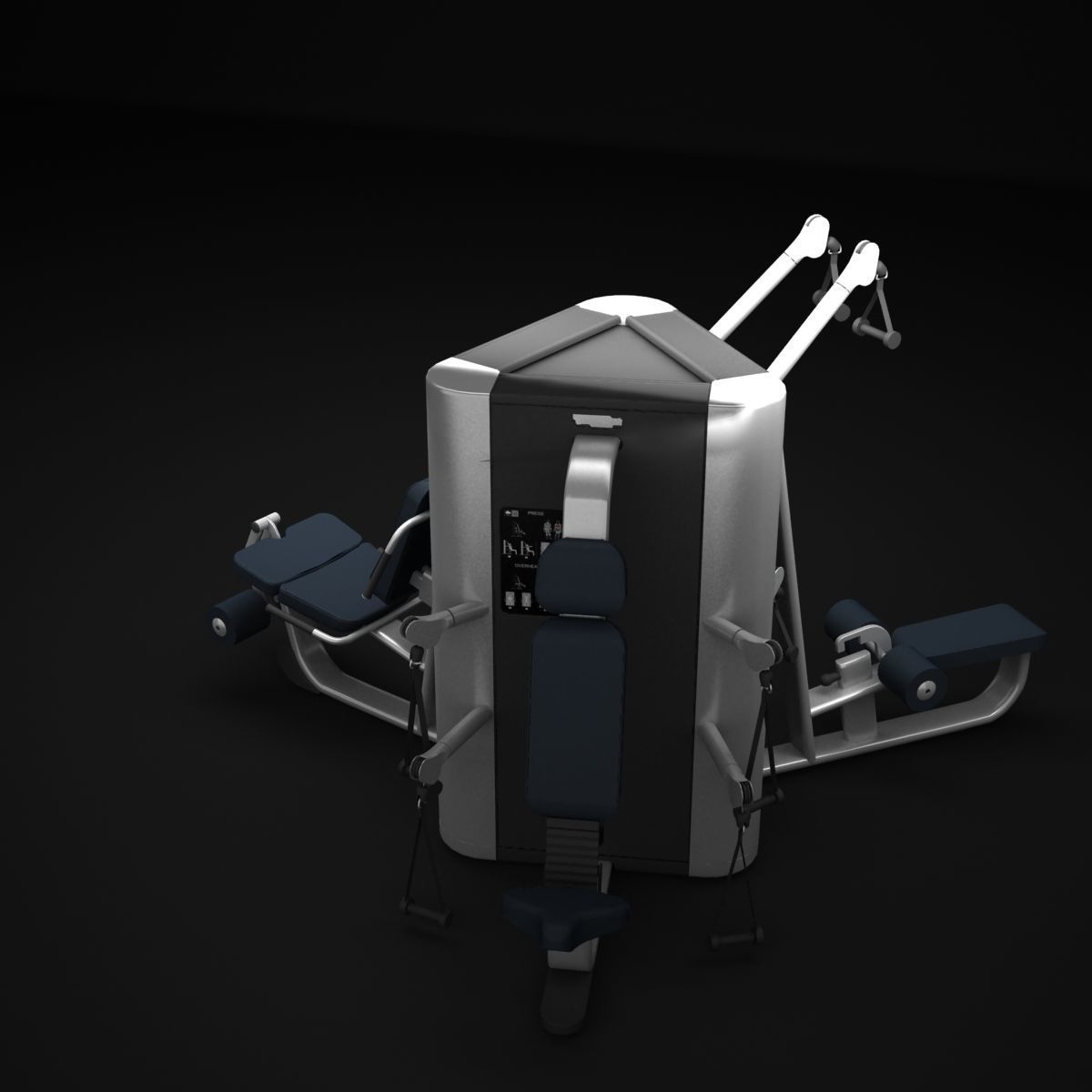 Multistation Tower Machine 3D model_1