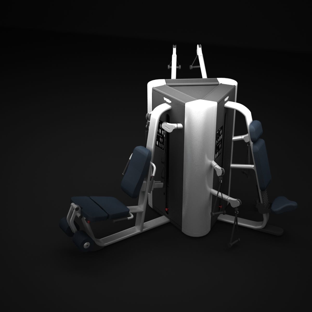 Multistation Tower Machine 3D model_2