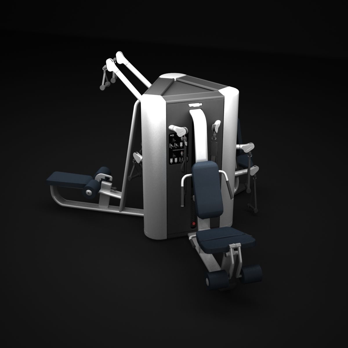 Multistation Tower Machine 3D model_3