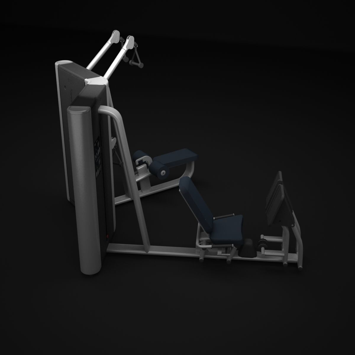 Multistation Twin Machine 3D model_2