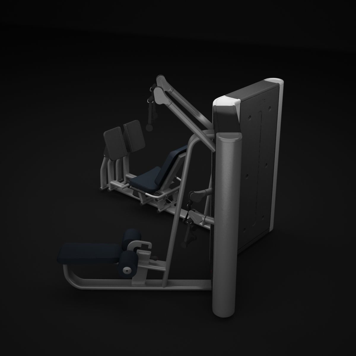 Multistation Twin Machine 3D model_4