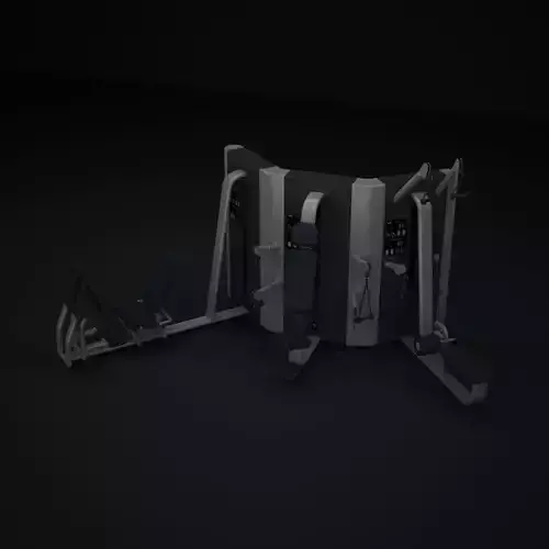 Multistation Wall Machine 3D model