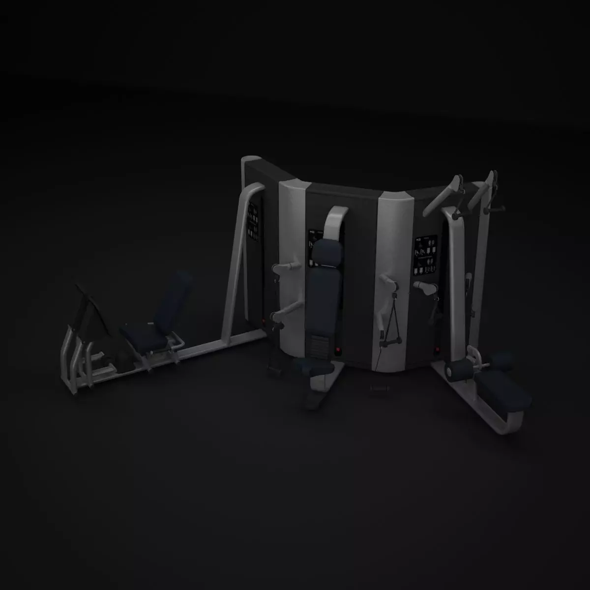 Multistation Wall Machine 3D model