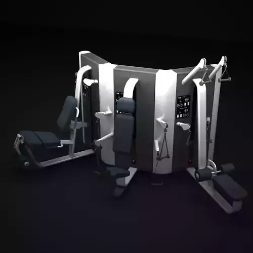 Multistation Wall Machine 3D model