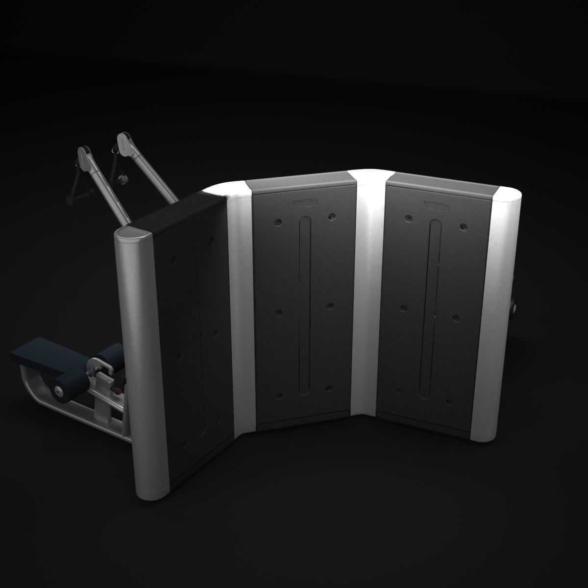 Multistation Wall Machine 3D model_4