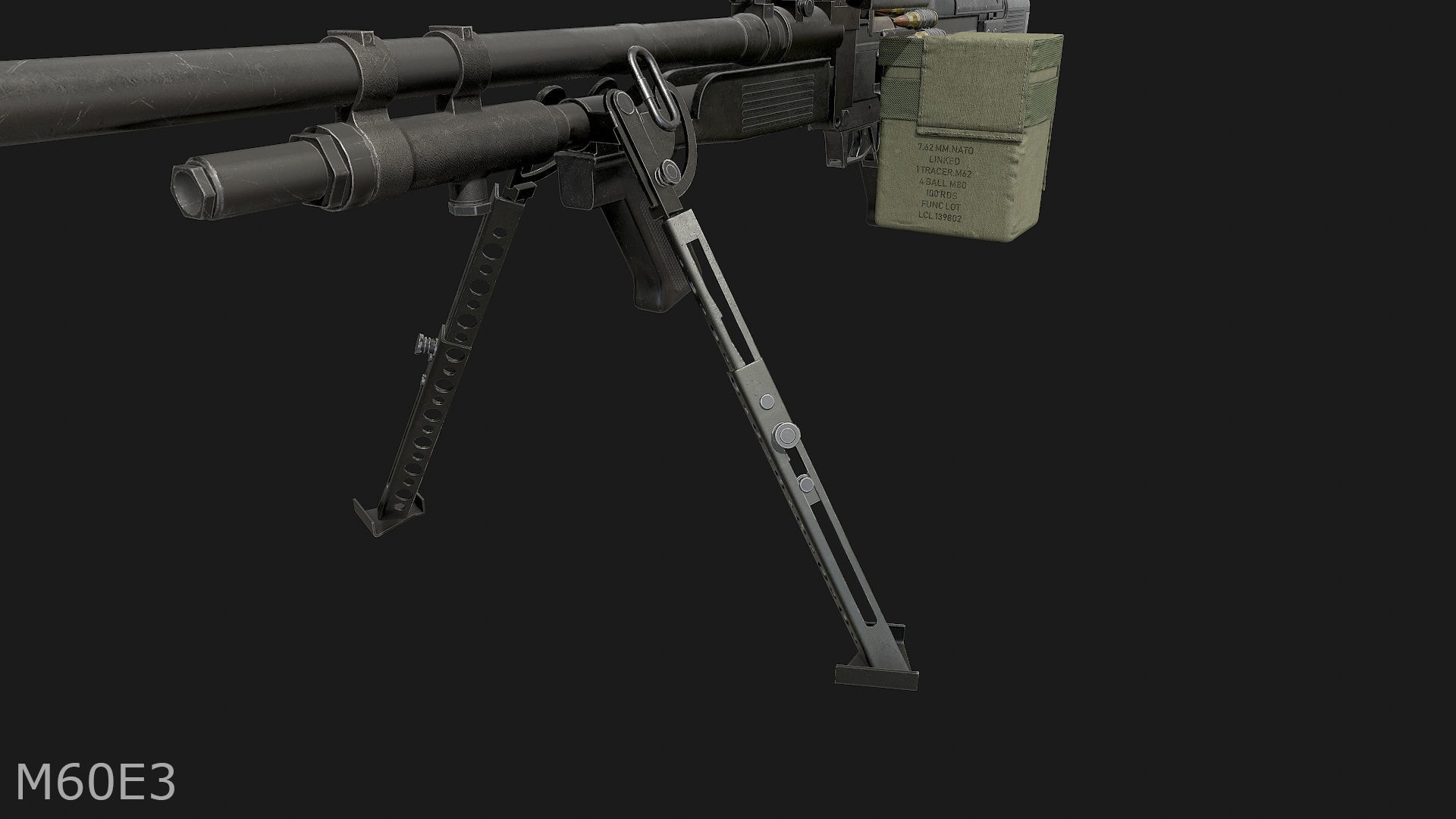 M60E3 and M60E4 Low-poly 3D model_12