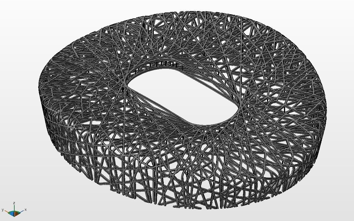 Beijing national stadium Premium edition  3D print model_5