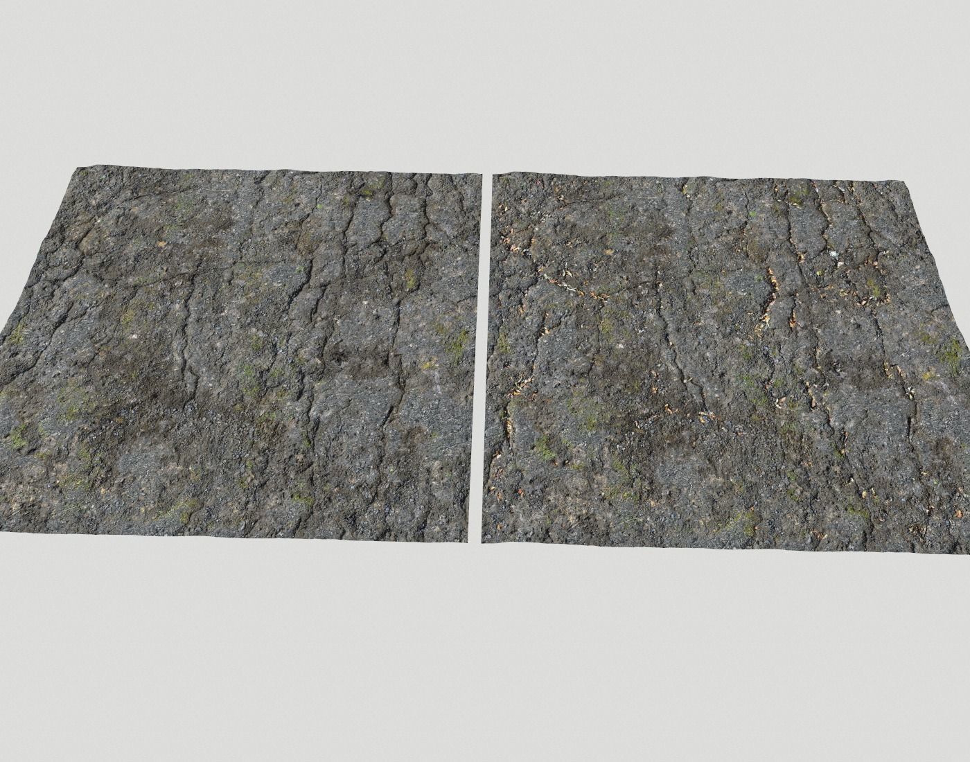 Old asphalt road 2 PBR Texture_6
