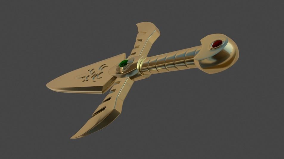 Gold Dagger - Saint seiya  3D print model_3
