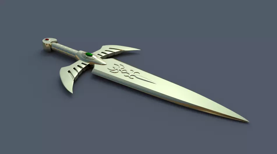 Gold Dagger - Saint seiya  3D print model_0