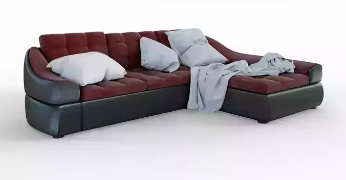 Sofa Corner Space Free 3D model