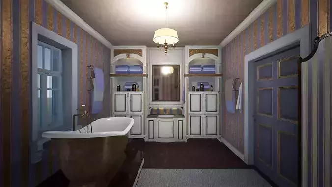 VINTAGE BATHROOM UNREAL ENGINE 4