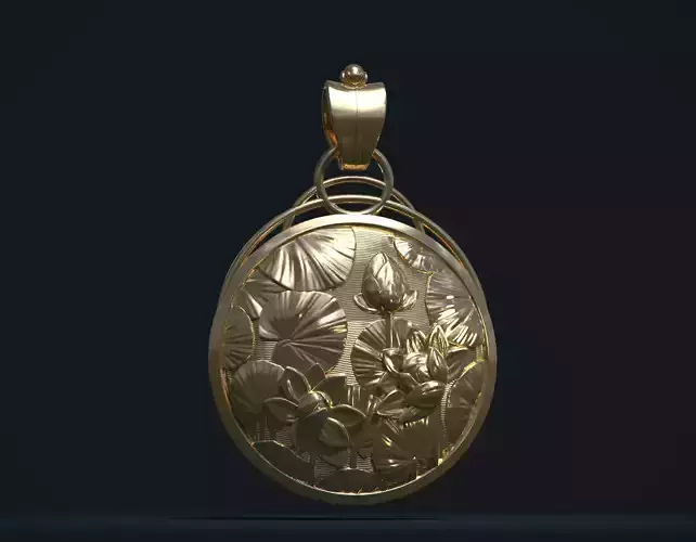 Water Lily Pendant