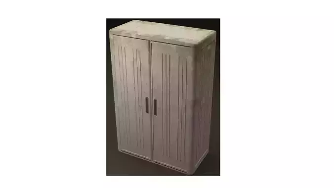 Fiberglass Electric Box Free low-poly 3D model