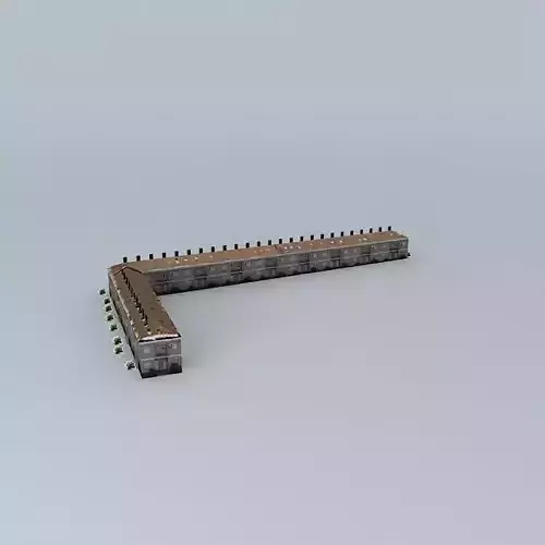 Building with many apartments