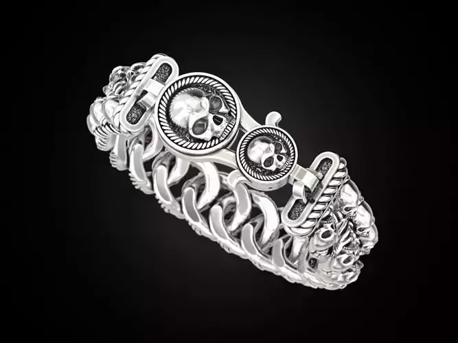 Bracelet for a real biker 4 3D print model