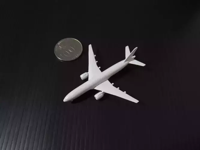 Boeing 777-200 - Miniature Free 3D print model