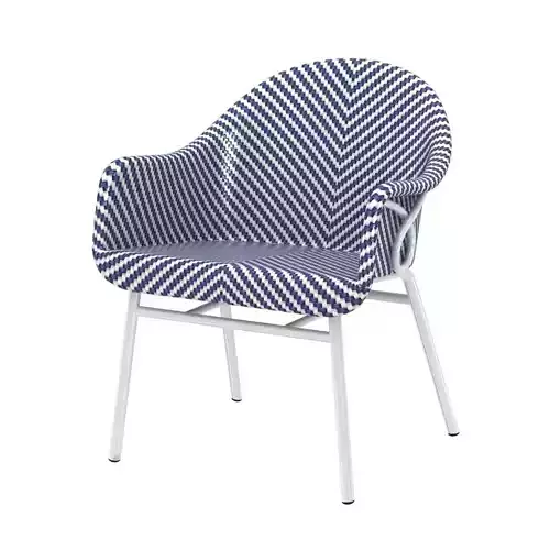 Palecek abigal outdoor occasional chair 3d model  3D model