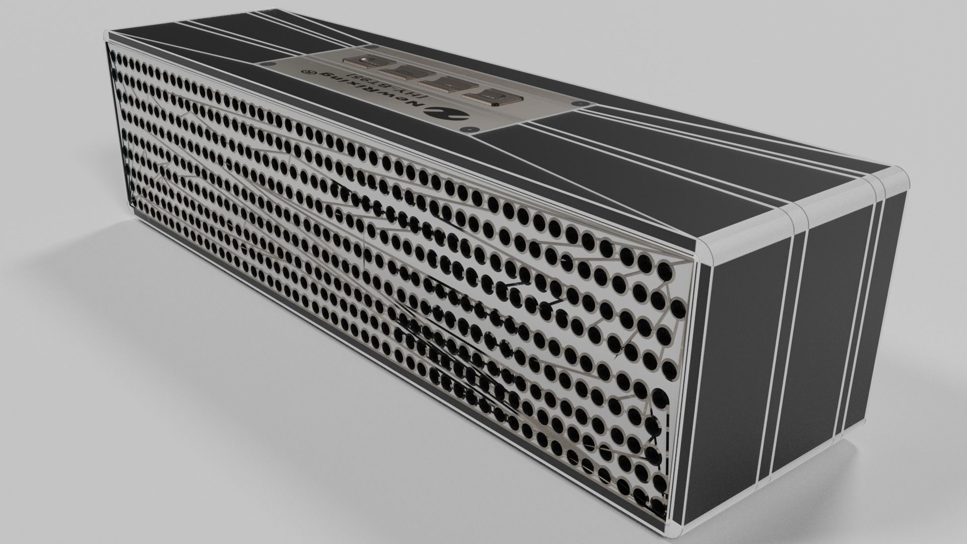 Wireless Speaker-Low Poly 3D Model Free 3D model_4