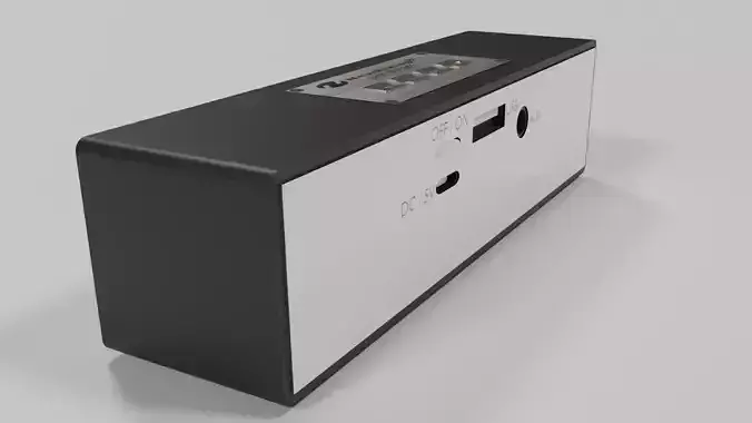 Wireless Speaker-Low Poly 3D Model