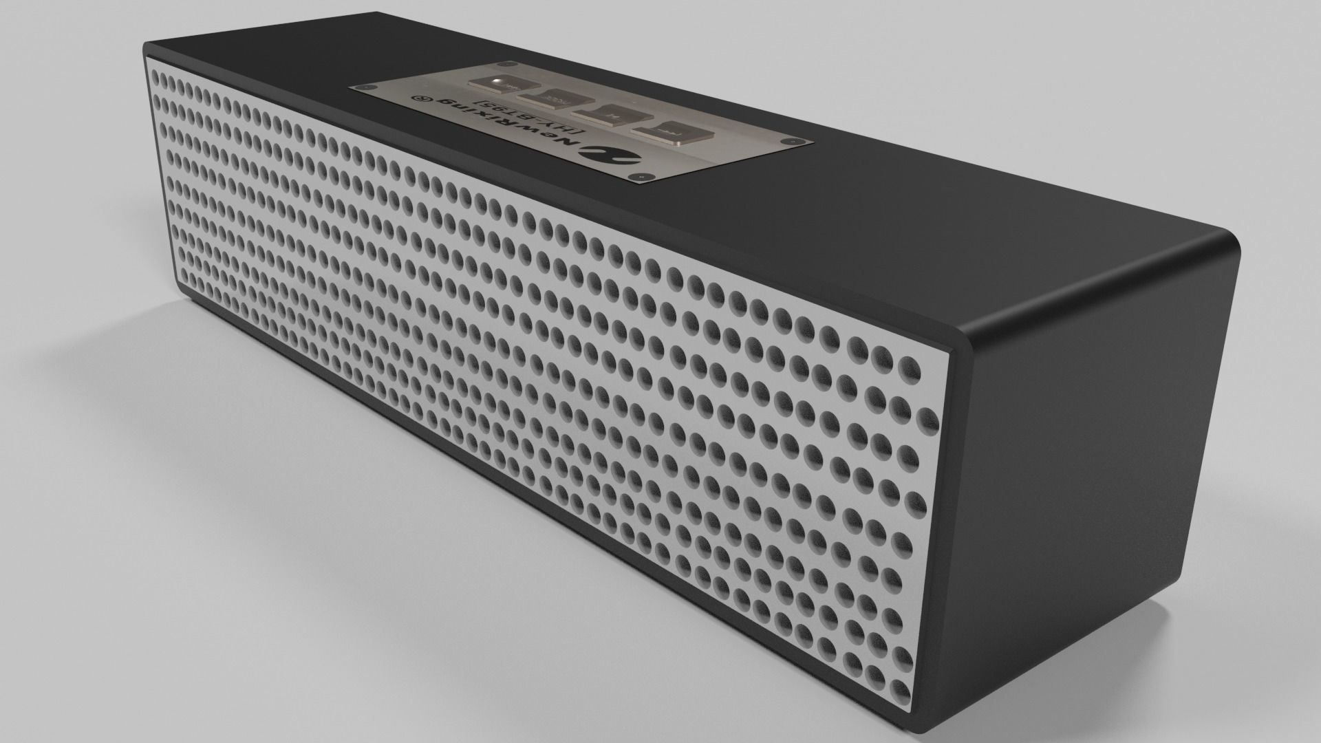 Wireless Speaker-Low Poly 3D Model Free 3D model_2