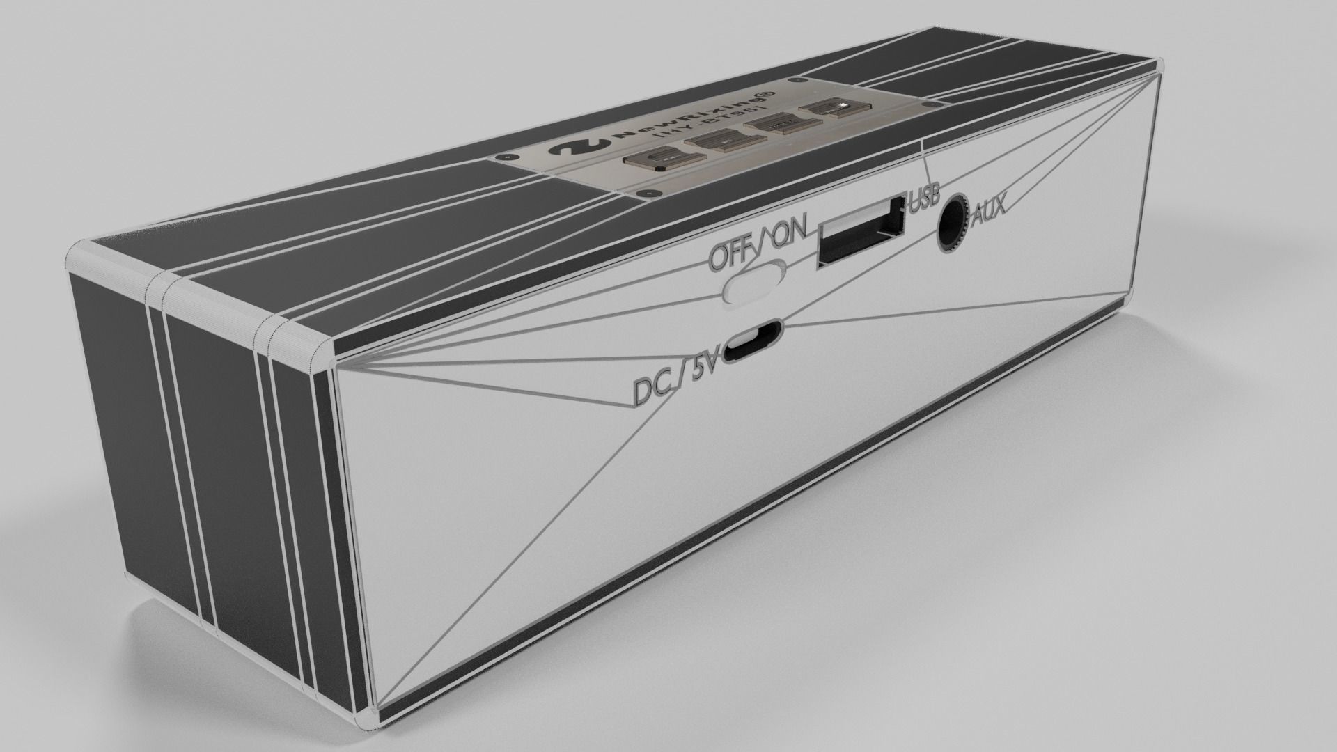 Wireless Speaker-Low Poly 3D Model Free 3D model_3