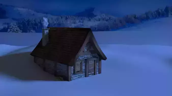 Mediaval stone house