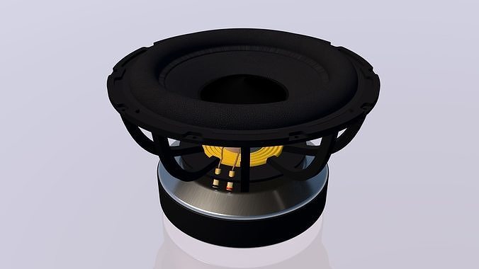 Subwoofer speaker 3D model