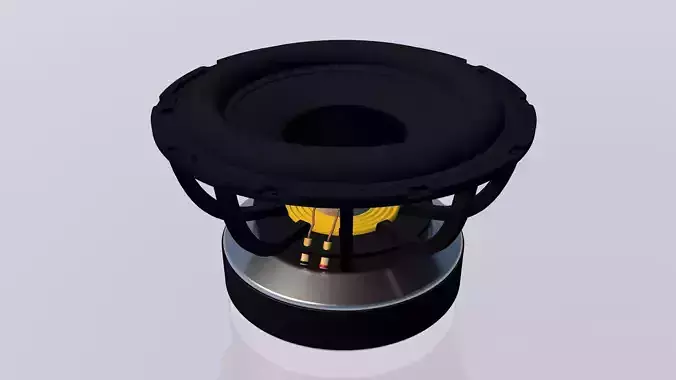 Subwoofer speaker 3D model